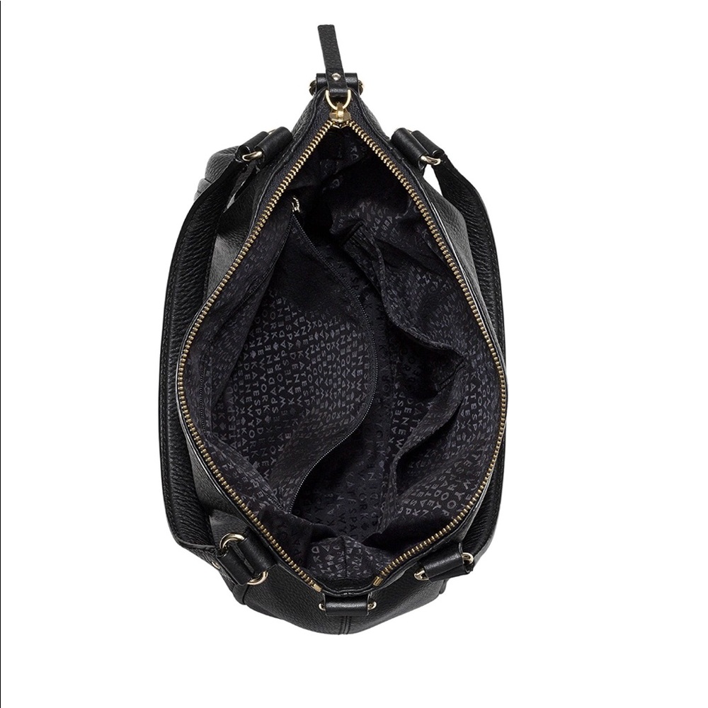 ♠️ Kate Spade Pine St Small Kori Black Leather Bag - Picture 3 of 8